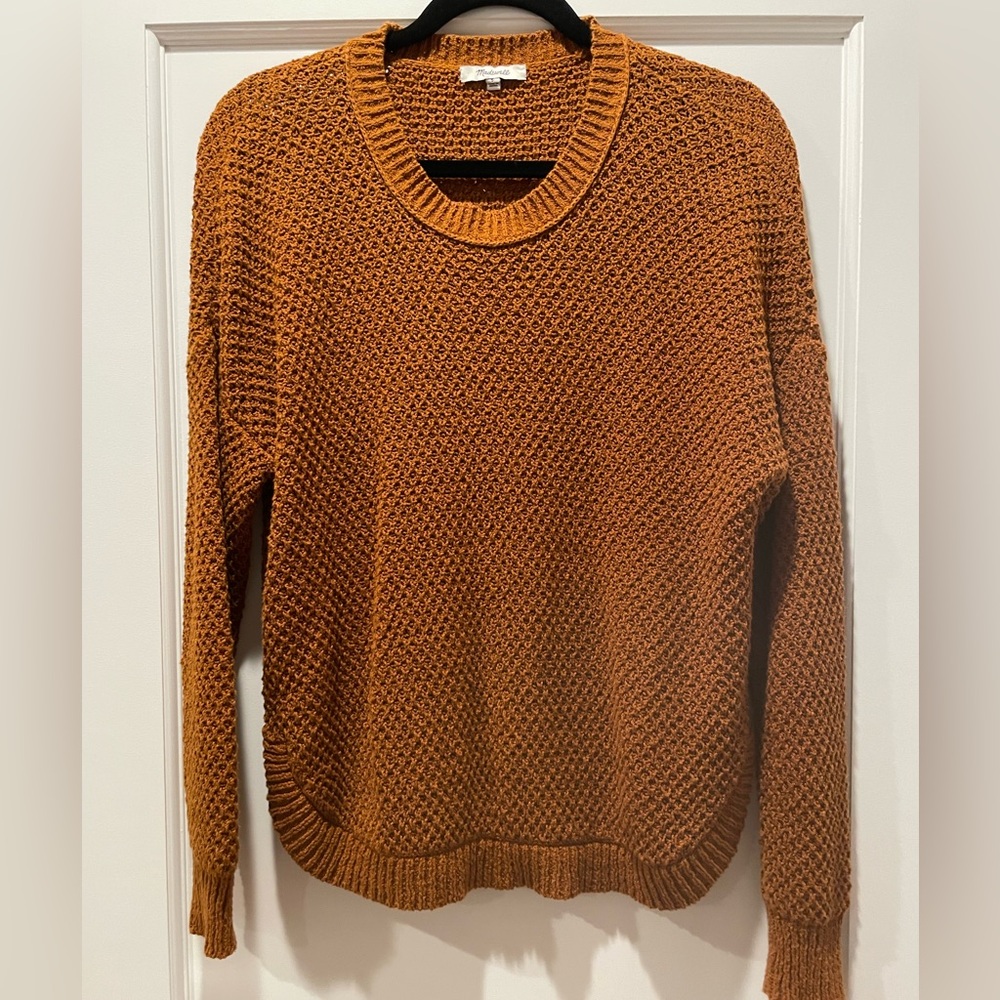 MADEWELL Heavy weight textured crewneck sweater